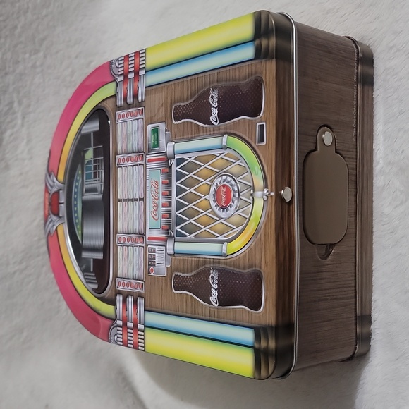 Coca-Cola Retro Jukebox Collectible Coin Bank Tin - Picture 11 of 11